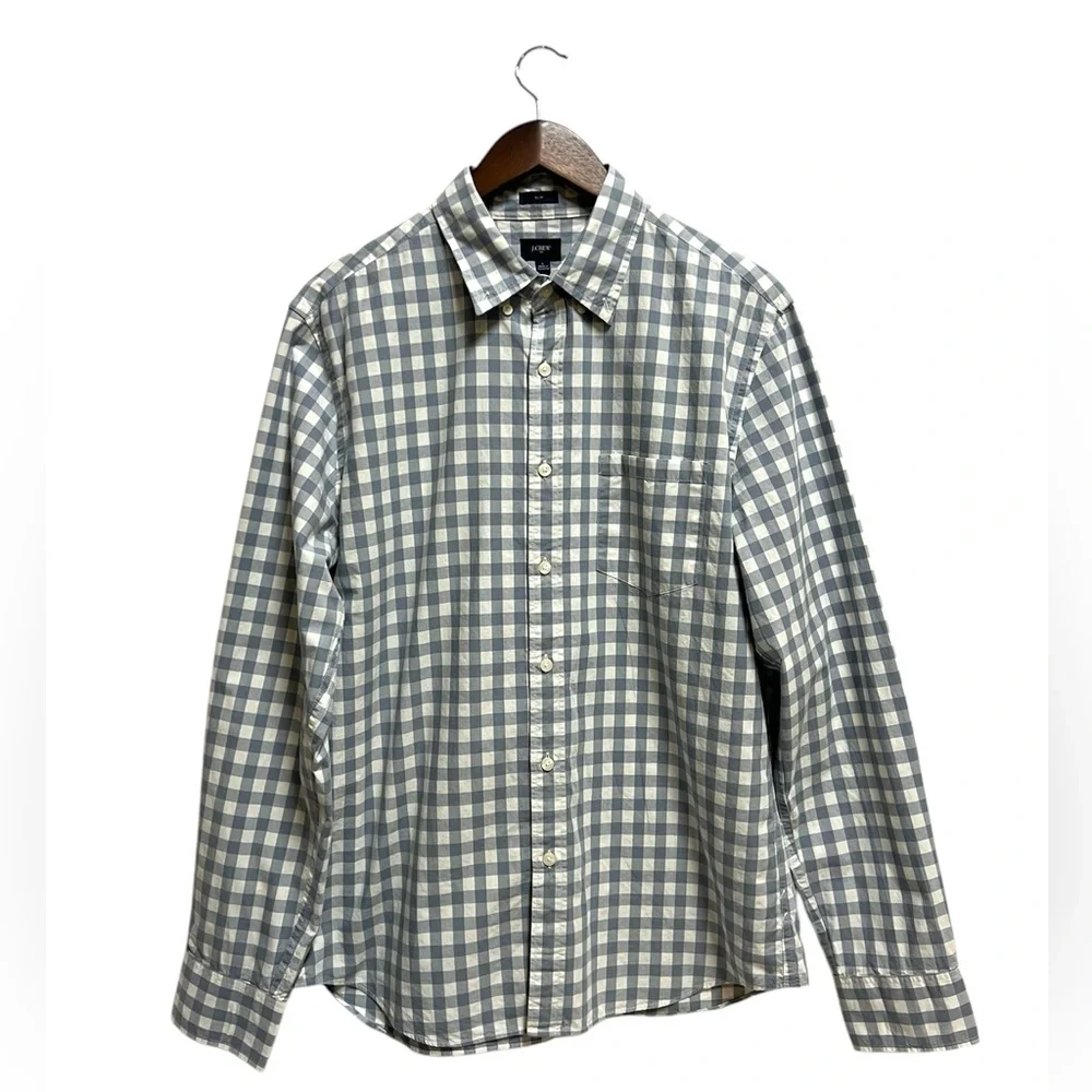 J.Crew Slim washed shirt fit long sleeve button down size L NWOT